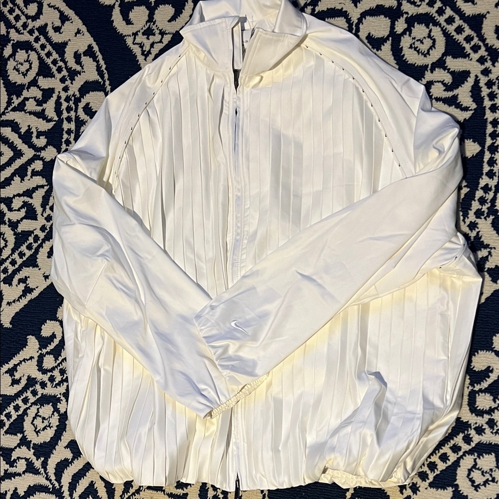 Nike Women’s Track Pleated Zip-Up Jacket